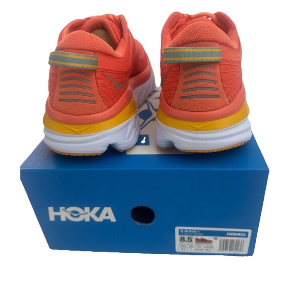Hoka One One Women Bondi 7 Vallarta Blue Phlox Pink 1110519/CCSD Size 8.5 New‎ - Picture 7 of 14